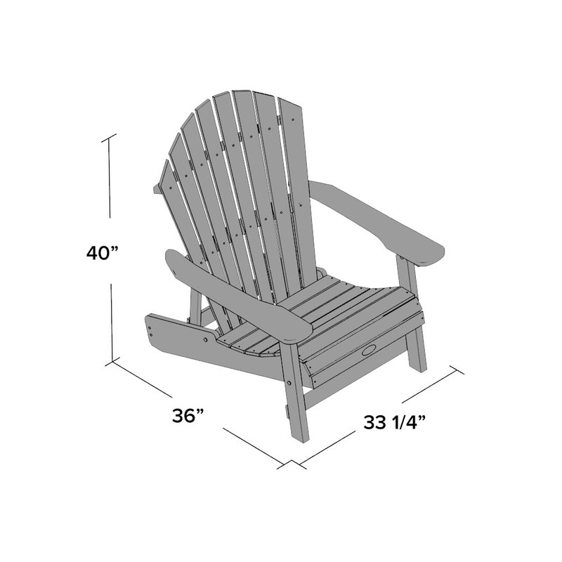 800x800 Breakwater Bay Amiya Plastic Folding Adirondack Chair Amp Reviews - Adirondack Chair Sketch