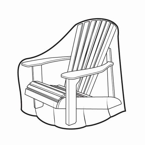 500x500 Manificent Art Adirondack Chair Covers Custom Patio Furniture - Adirondack Chair Sketch