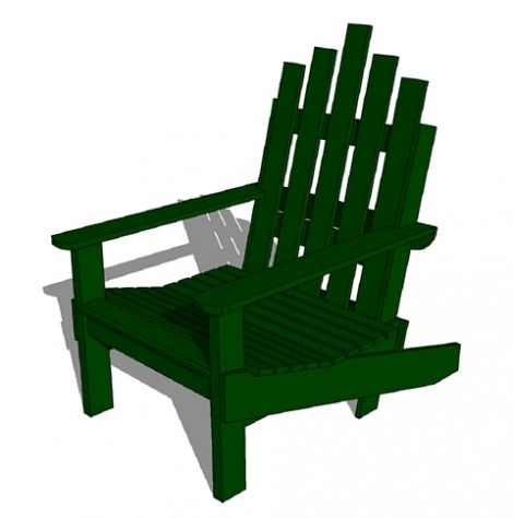 470x474 Sketch Of The Day Adirondack Chair - Adirondack Chair Sketch