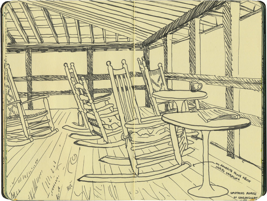 1024x772 Adirondack Chair Drawn The Road Again - Adirondack Chair Sketch
