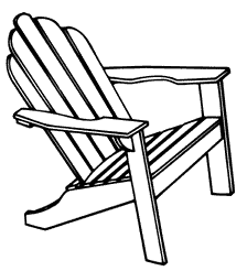 224x246 Drawing Adirondack Chair - Adirondack Chair Sketch