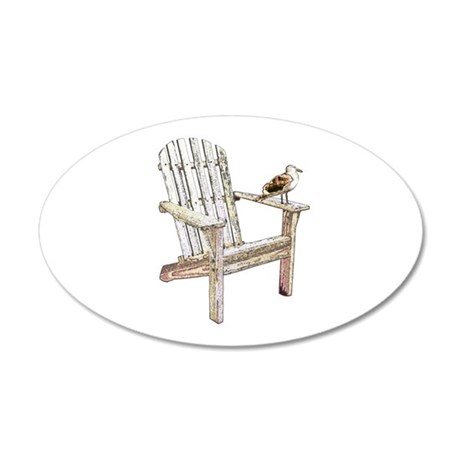 460x460 Adirondack Chair Wall Decals - Adirondack Chair Sketch
