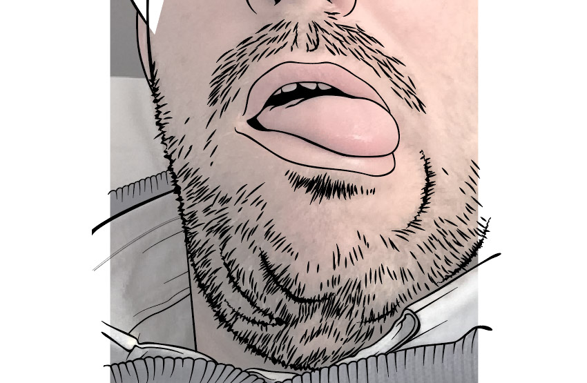 850x555 How To Create A Quirky Line Art Portrait In Adobe Illustrator - Adobe Illustrator Sketch