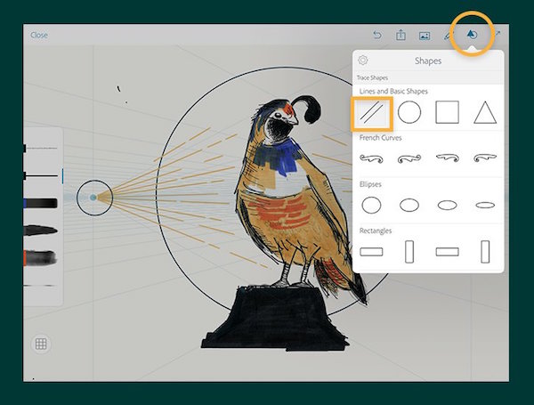 600x455 Adobe Photoshop Sketch 3.4 Offers 3 D Touch And Layers Support For Ios - Adobe Sketch