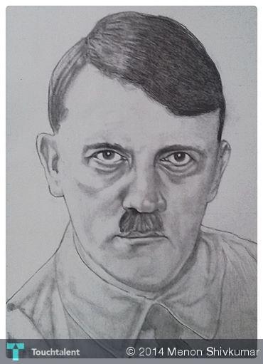 370x511 A Little Dwarf Who Shook The Big World - Adolf Hitler Sketch