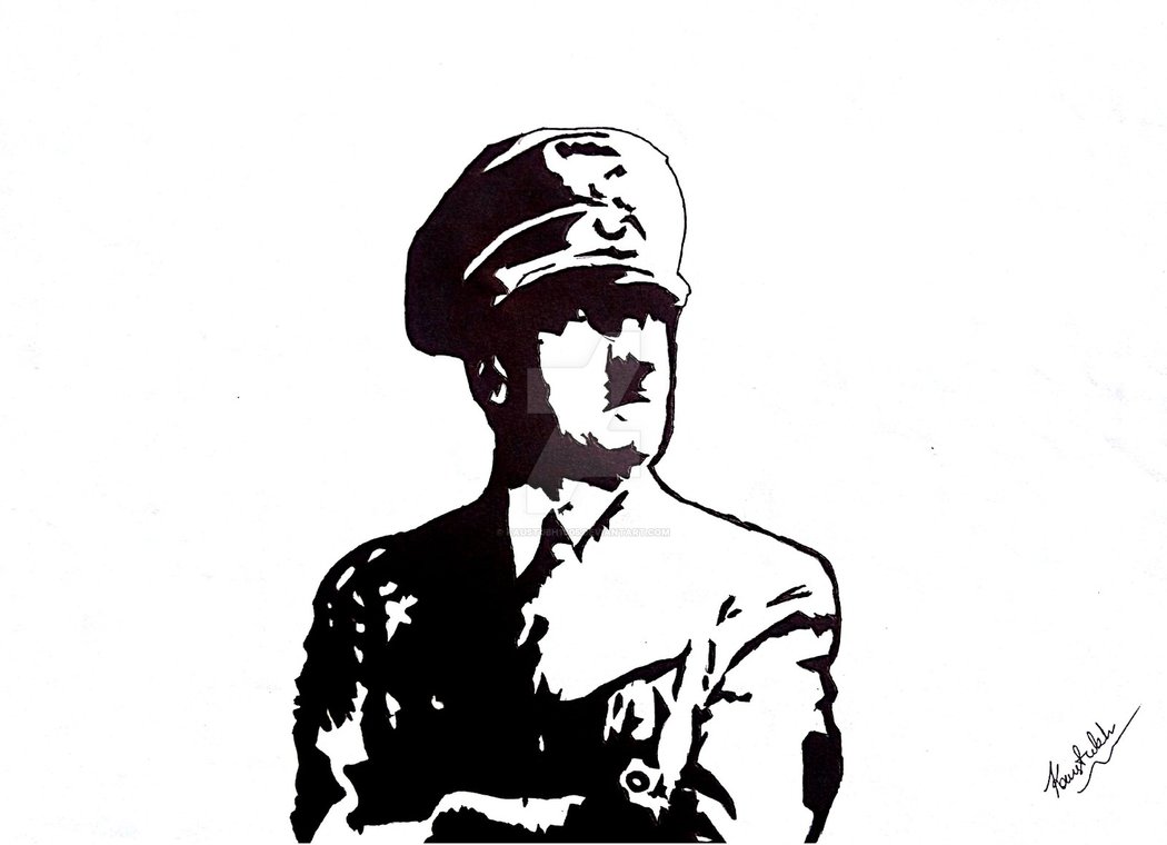 1050x760 Adolf Hitler Sketch By Kaustubh1605 - Adolf Hitler Sketch