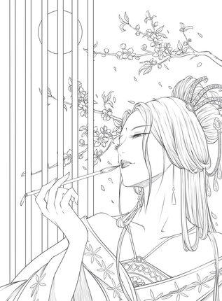 317x430 Online Shop Chinese Coloring Book Line Sketch Drawing Textbook - Adult Sketch