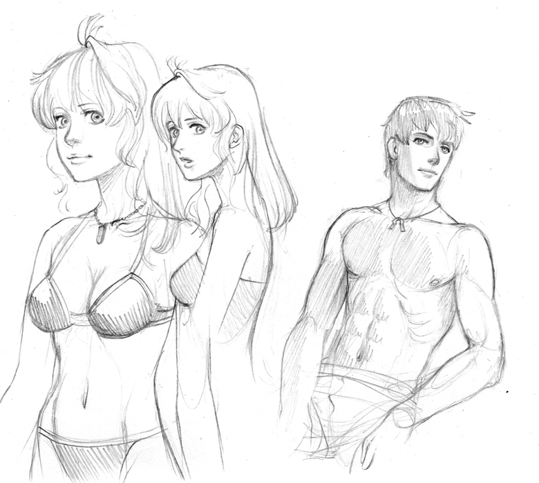 780x700 Adult Momo And Jr. - Adult Sketch