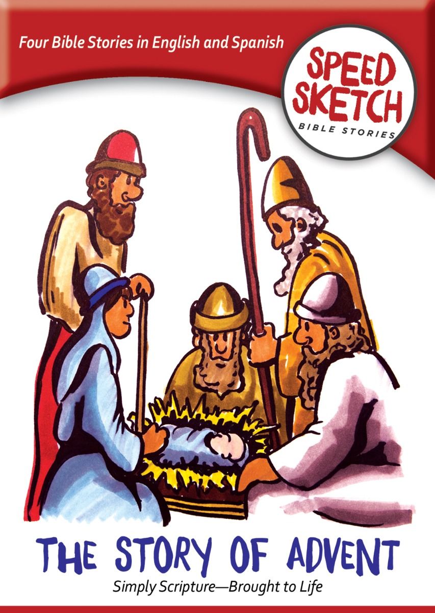 853x1200 The Story Of Advent Dvd (Speed Sketch Bible Stories) - Advent Sketch