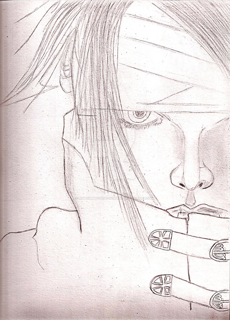 758x1055 Vincent Advent Children Sketch By Natsumitsuchi Ookami - Advent Sketch