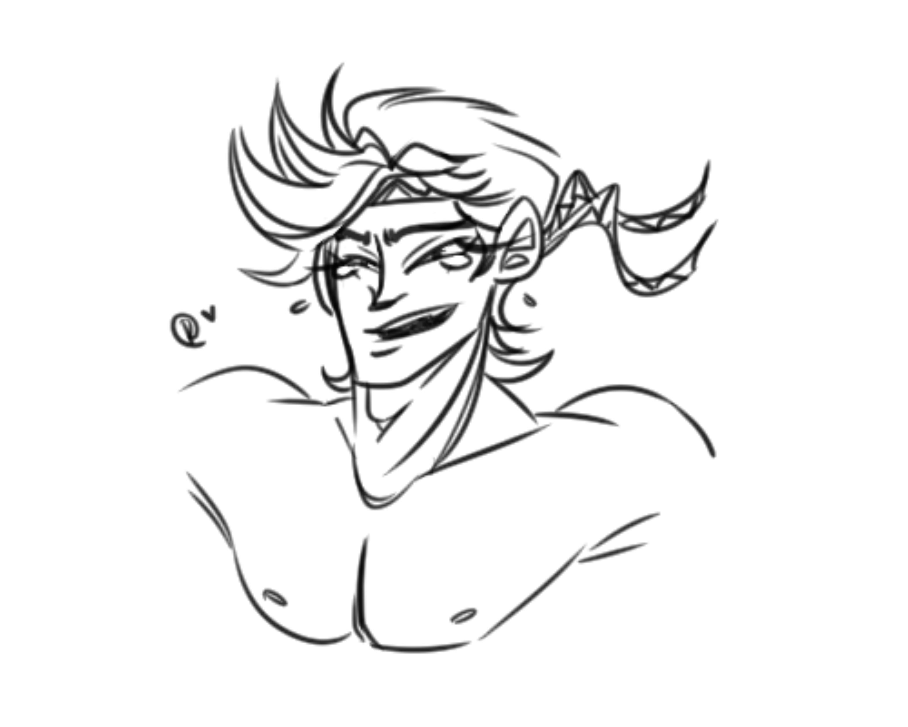 3130x2504 Joseph Joestar - Adventure Sketch