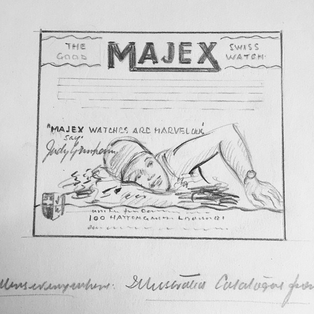 640x640 Genesis Of A Print Advertisement Another Sketch From A - Advertisement Sketch