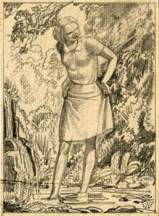 516x700 Vitamin Advertisement, Preliminary Sketch Childs Gallery - Advertisement Sketch