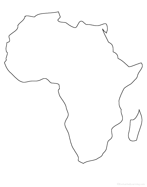 590x752 Sketch Of Africa Map ~ Cinemergente - Africa Sketch