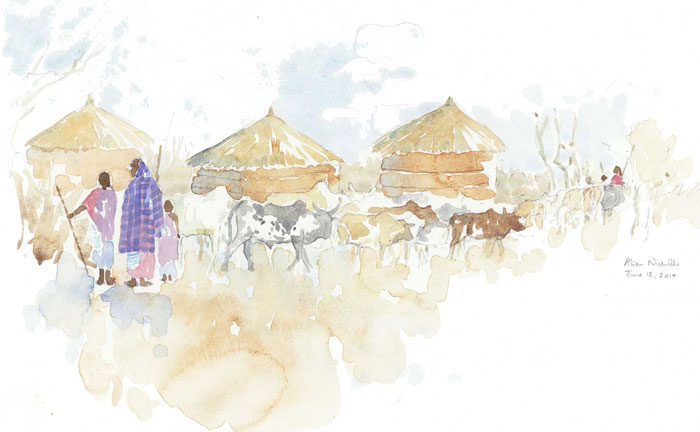 700x432 Tips For Sketching In The Field - Africa Sketch