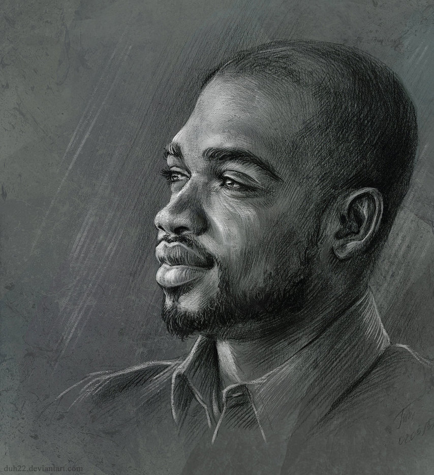 854x936 Sketch - African American Sketch