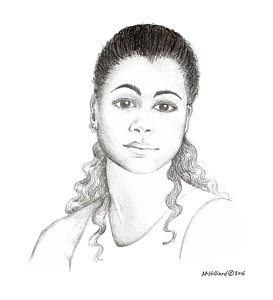 273x300 African Woman Drawings - African American Woman Sketch