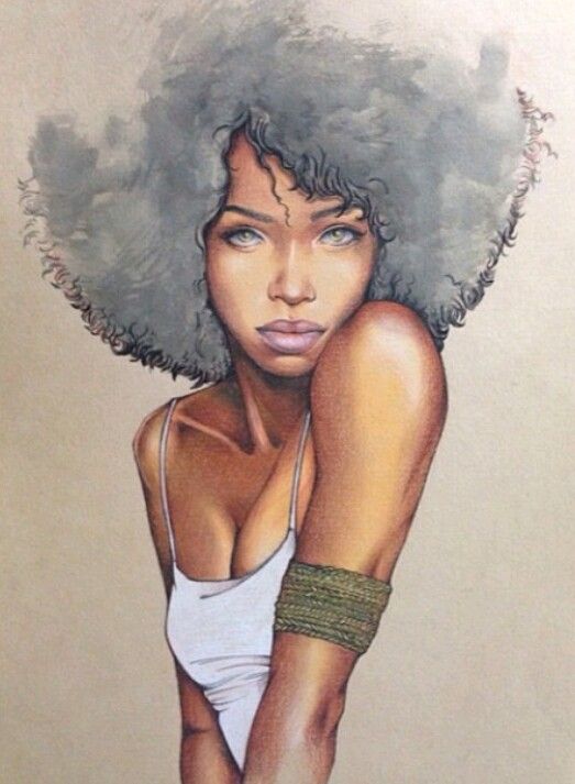 African Girl Sketch