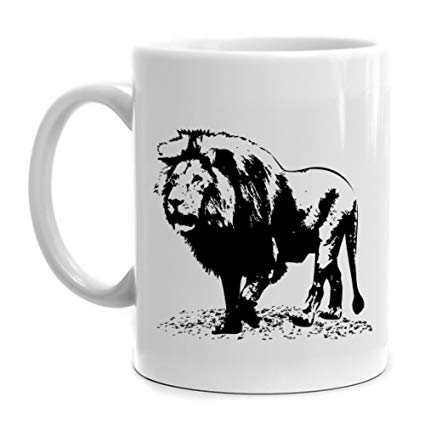 425x425 Eddany African Lion Sketch Mug Coffee Cups Amp Mugs - African Lion Sketch