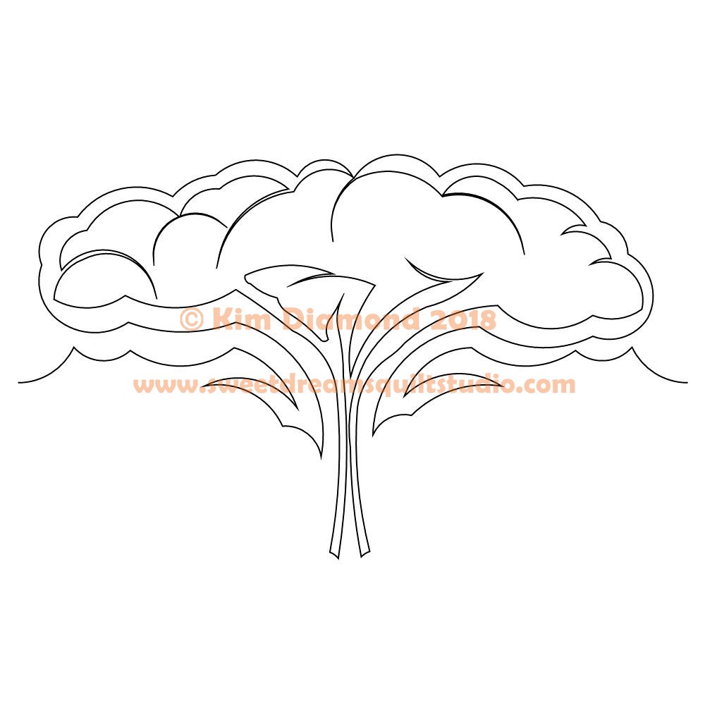 1000x1000 African Tree Alt Pano 001 Sweet Dreams Quilt Studio - African Tree Sketch