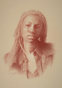 212x300 African Women Drawings Fine Art America - African Woman Sketch