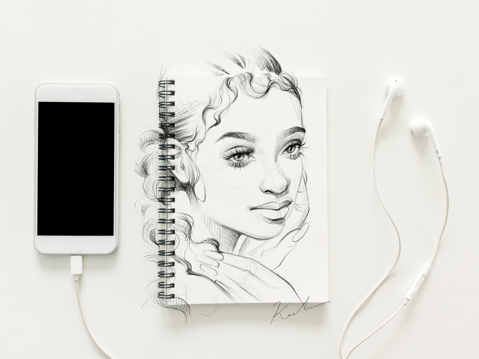 1600x1200 Sketch Of African Woman By Kaho Sakuta - African Woman Sketch