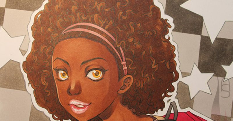 800x418 Drawing Afro Curls Fsketcher - Afro Hair Sketch