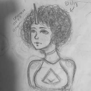 320x320 Afro Drawings On Paigeeworld. Pictures Of Afro - Afro Sketch