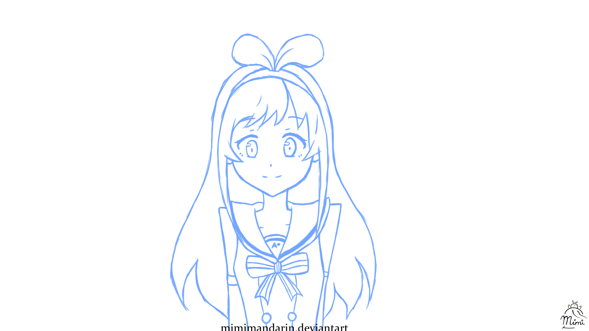 1920x1080 Kizuna Ai Animation Sketch By Mimimandarin - Ai Sketch