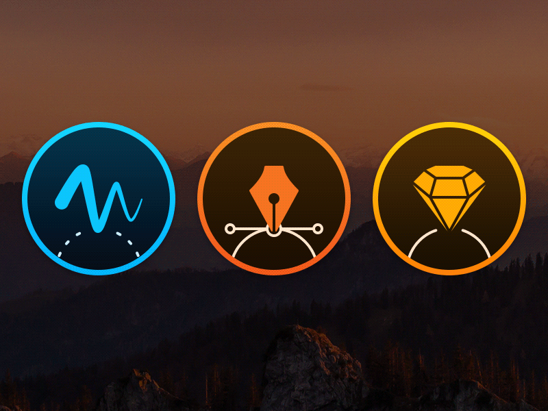 800x600 Ps, Ai And Sketch Icons By Matthew Skiles - Ai Sketch