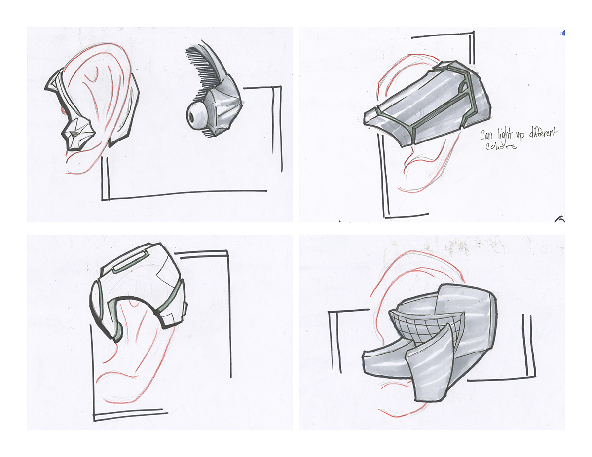 1200x927 Future Hearing Aids On Scad Portfolios - Aids Sketch