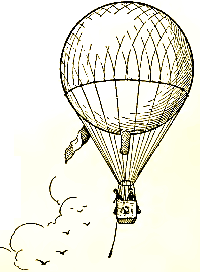 395x536 Hot Air Balloon Drawing How To Draw Hot Air Balloons With Easy - Air Balloon Sketch