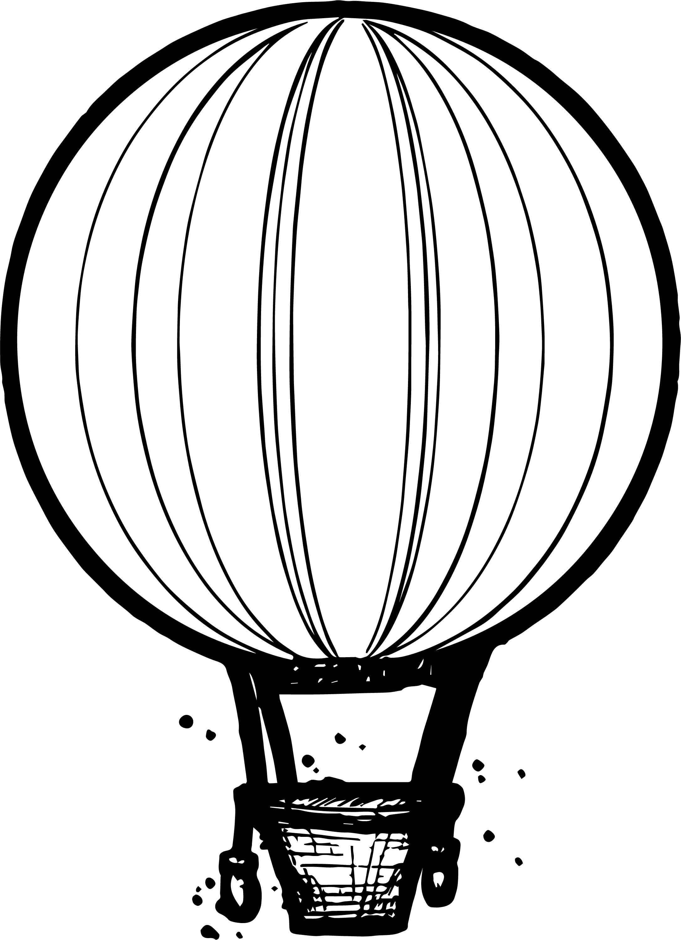 2173x2998 Sketch Air Balloon Coloring - Air Balloon Sketch
