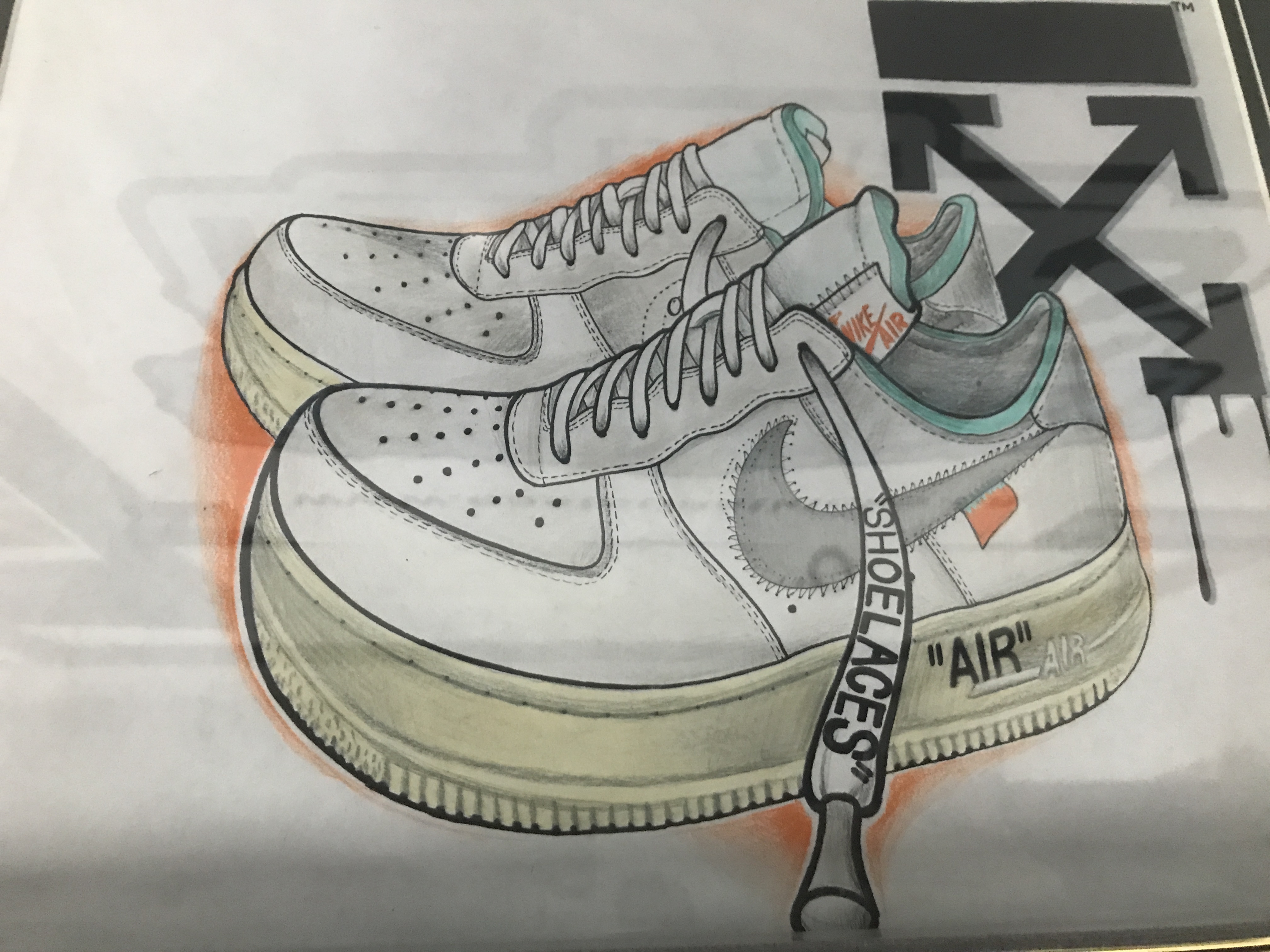 Nike Air Force 1 Sketch at Explore