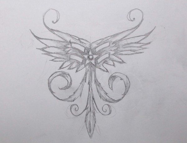 600x460 Air Force Tattoo Sketch By Chrisbonney Someday.. - Air Force Sketch
