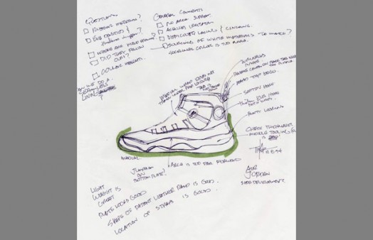 524x338 Complex 25 Must See Design Sketches Of Your Favorite Sneakers - Air Jordan 11 Sketch