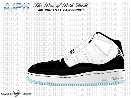 520x390 Air Jordan 11 Fusion - Air Jordan 11 Sketch