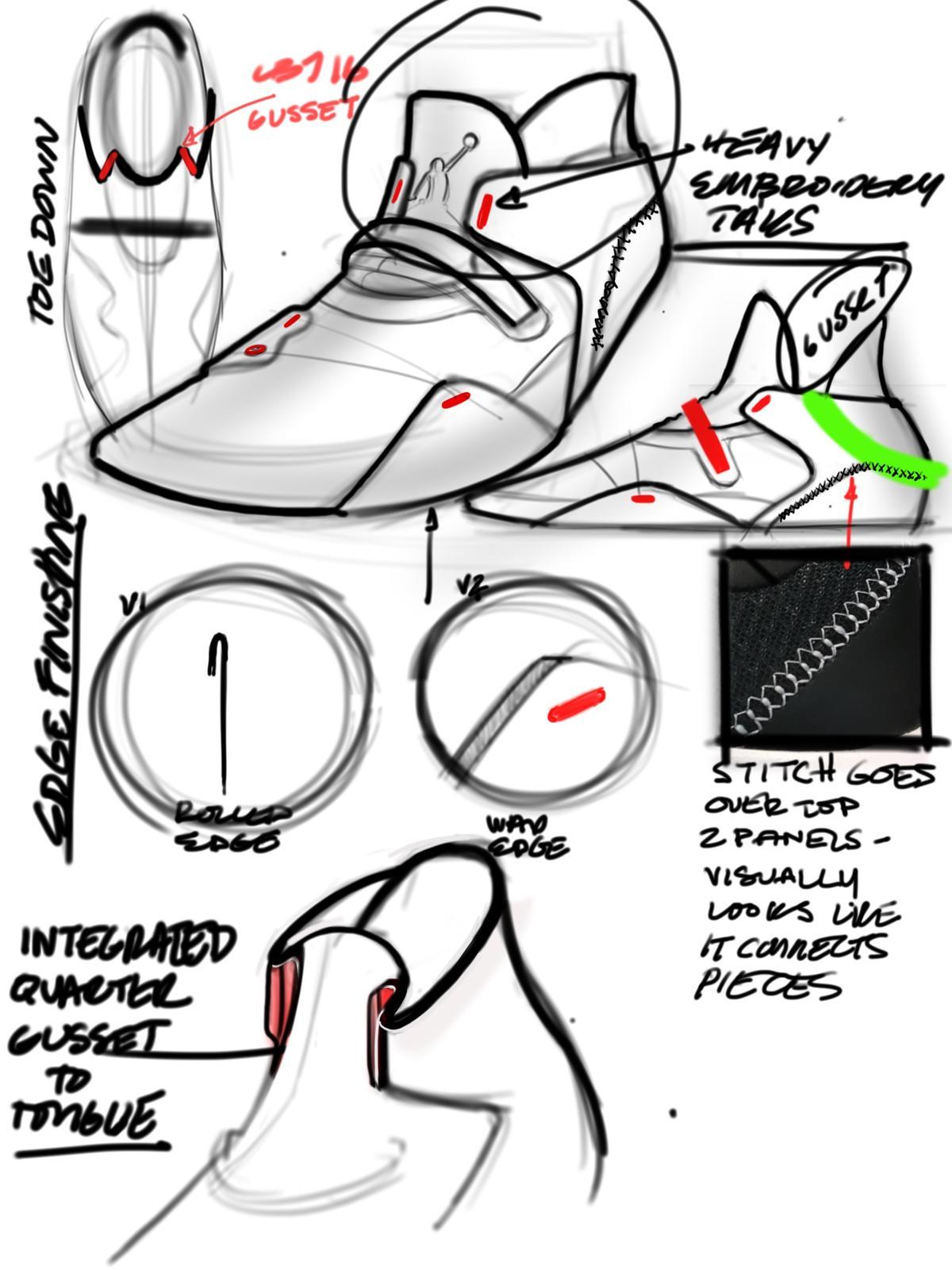 1200x1600 Air Jordan 33 Design Sketch Tate Kuebris - Air Jordan Sketch