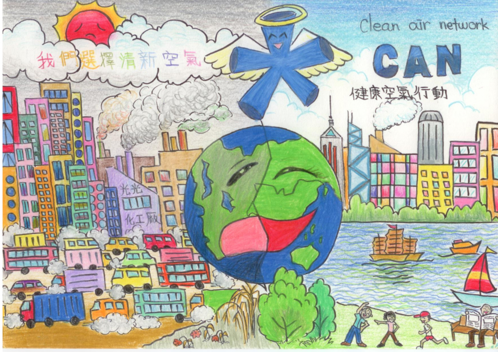 1024x724 Pollution Clipart Pencil Sketch - Air Pollution Sketch