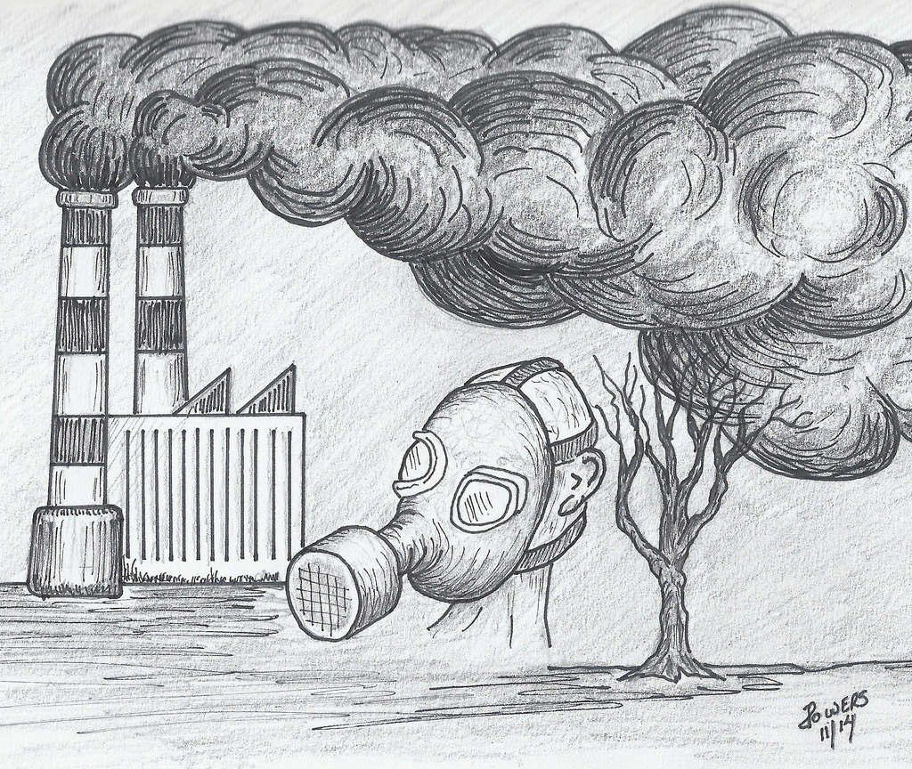 Air Pollution Drawing