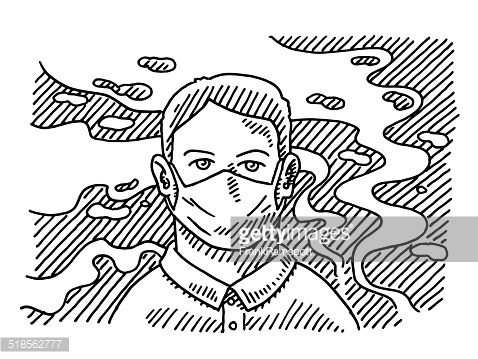 478x359 Air Pollution Clipart Black And White - Air Pollution Sketch