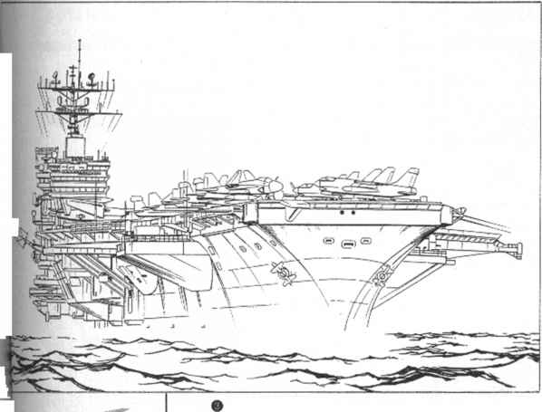 598x455 Aircraft Carrier Sketch - Aircraft Carrier Sketch