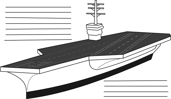 600x346 15 Planes Drawing Aircraft Carrier For Free Download On Mbtskoudsalg - Aircraft Carrier Sketch