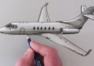 300x210 Drawn Aircraft Pencil Drawing - Aircraft Pencil Sketch