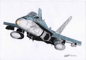 Aircraft Pencil Sketch at PaintingValley.com | Explore collection of ...