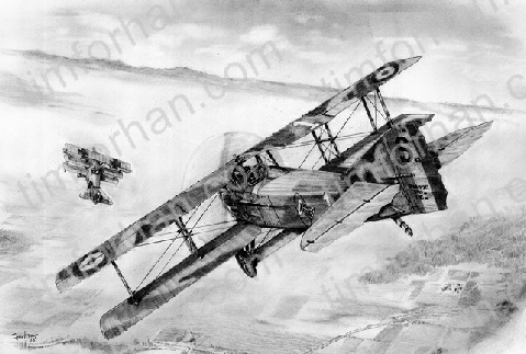 479x323 Rickenbacker - Aircraft Pencil Sketch