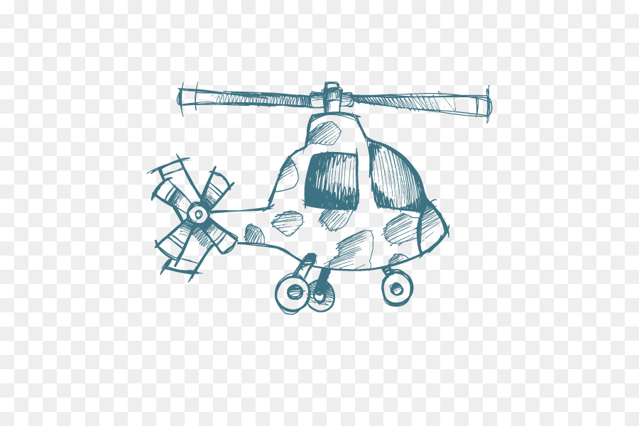 900x600 Helicopter Airplane Sketch - Airplane Sketch