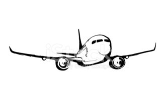 326x200 Airplane Sketch Stock Vectors - Airplane Sketch Images