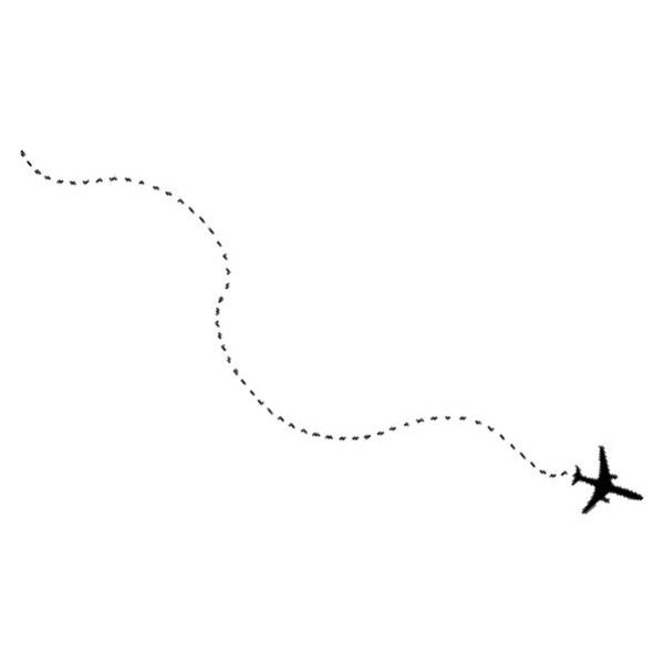 600x600 Airplane Sketch Liked On Polyvore Featuring Fillers - Airplane Sketch Simple