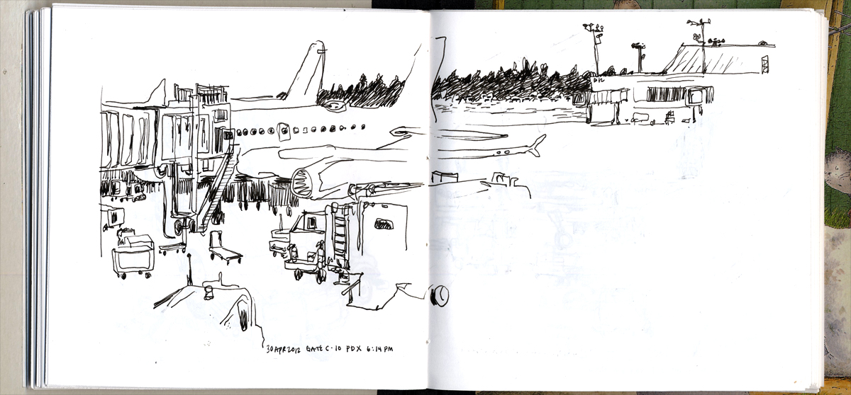 1200x558 Sketch Adventure! Airport Sketches - Airport Sketch
